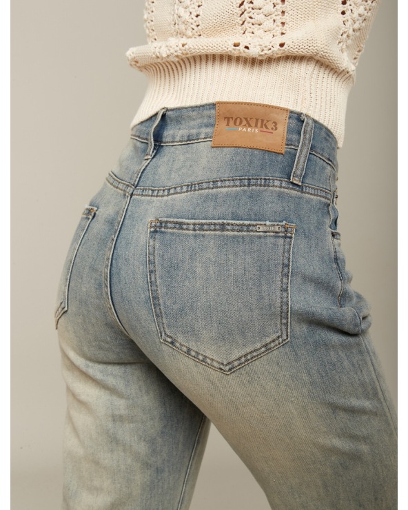 Jeans Toxik3 - High Waist - Blau