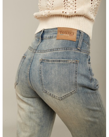 Jeans Toxik3 - High Waist - Blau