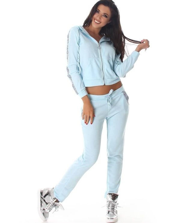 Jogginganzug Voyelles - Sportswear - HellblauDeux Pièces