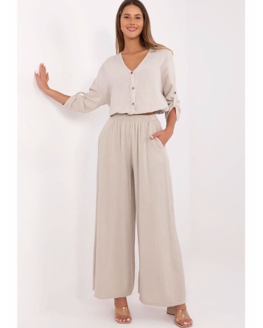 Hose Lamia Moda - Musselin - Beige