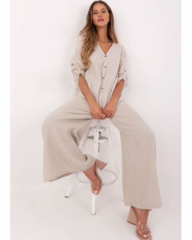 Hose Lamia Moda - Musselin - Beige