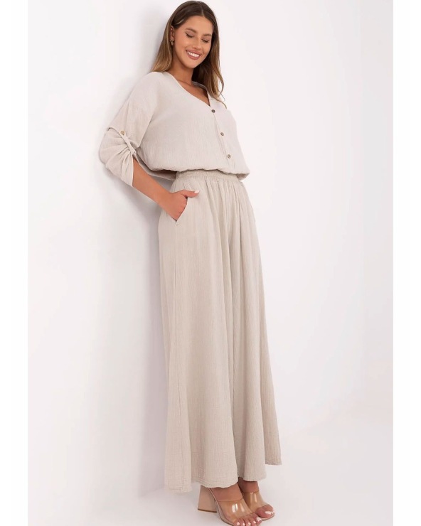 Hose Lamia Moda - Musselin - Beige