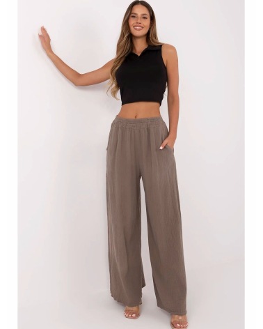 Hose Lamia Moda - Musselin - Braun