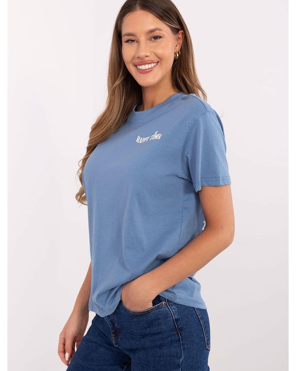 Kurzarmshirt Sublevel - Coole Statements - Blau