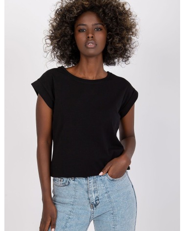 Kurzarmshirt Feel Good - Basic - Schwarz