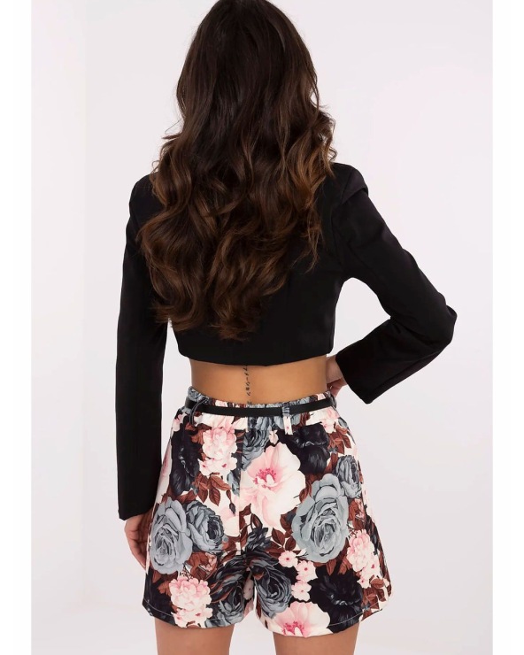 Skorts New Collection - Blumen - Schwarz/Bunt