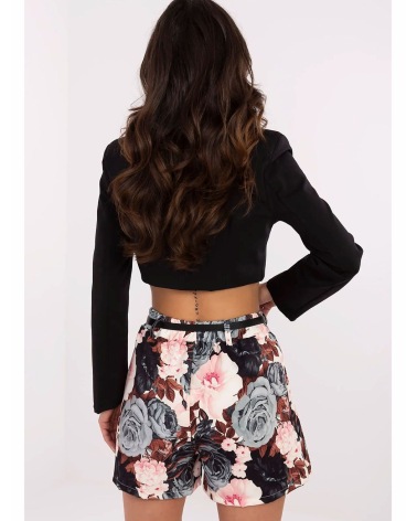 Skorts New Collection - Blumen - Schwarz/Bunt