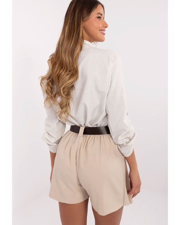 Skorts New Collection - Mit Gürtel - Beige