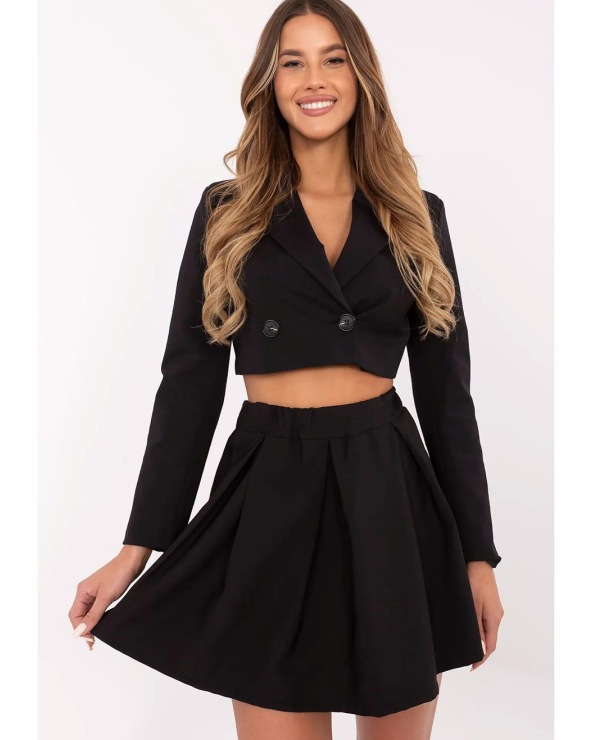 Rock New Collection - Bundfalten - Schwarz
