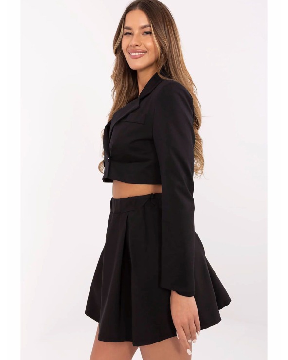 Rock New Collection - Bundfalten - Schwarz