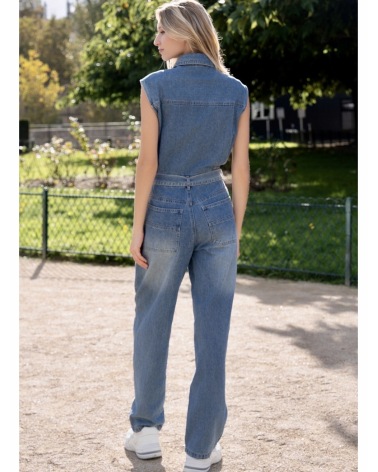 Jeans Overall Ciminy - Ärmellos - Blau