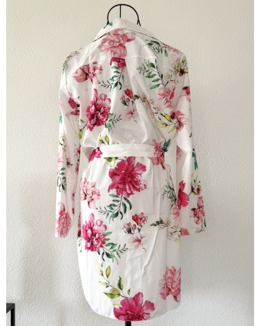 Longbluse Schilo Jolie - Blumen - Creme/Bunt