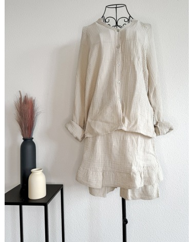 Zweiteiler Schilo Jolie - Musselin - Beige