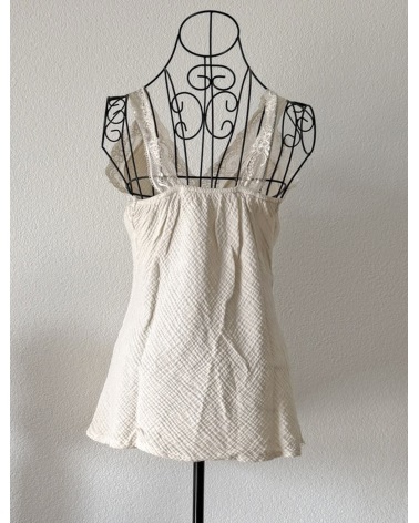 copy of Top Schilo Jolie - Musselin/Spitze - Weiss