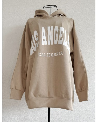 Pullover Estee Brown - Oversized Hoodie - Hellbraun