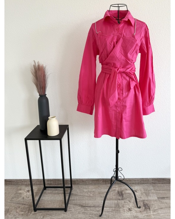 Kleid Schilo Jolie - Wickeloptik - Pink