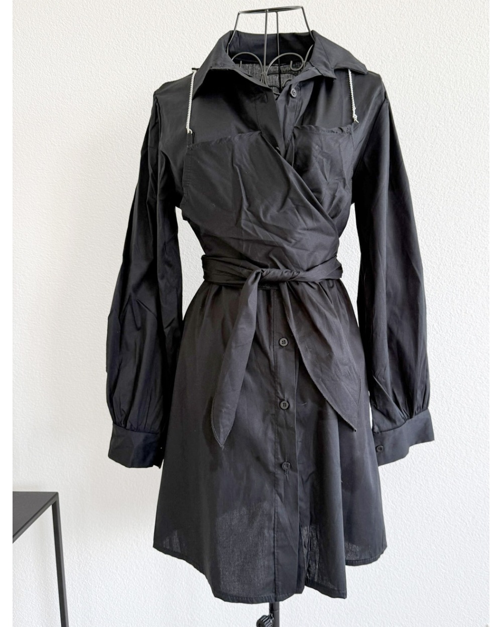Kleid Schilo Jolie - Wickeloptik - Schwarz