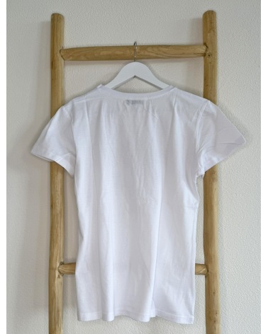 Kurzarmshirt Estee Brown - Bär - Weiss