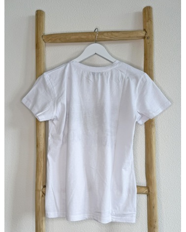 Kurzarmshirt Estee Brown - Peace-Coffee - Weiss