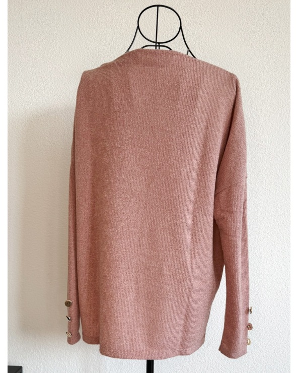 Pullover Schilo Jolie - Schiffchenausschnitt - Rosé