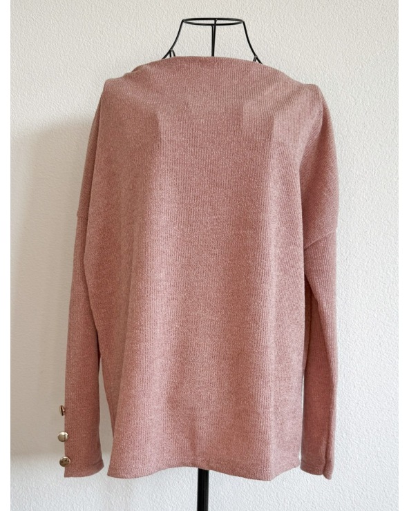 Pullover Schilo Jolie - Schiffchenausschnitt - Rosé