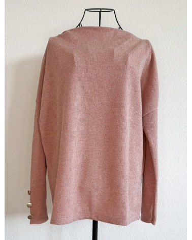 Pullover Schilo Jolie - Schiffchenausschnitt - Rosé