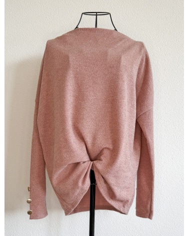 Pullover Schilo Jolie - Schiffchenausschnitt - Rosé