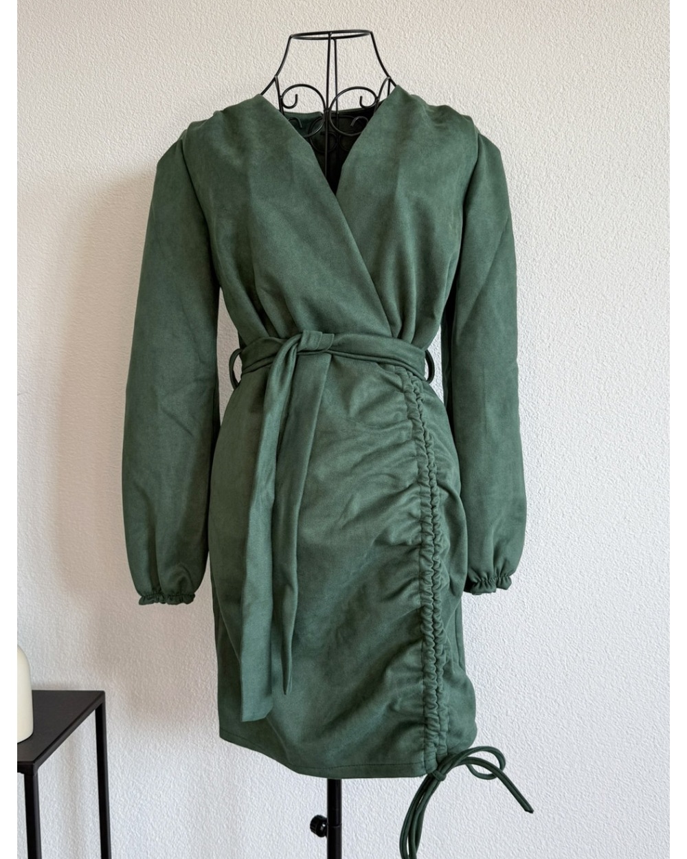 Kleid New Collection - Wildleder Optik - Grün