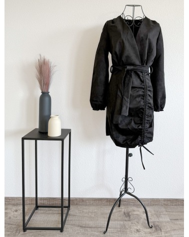 Kleid New Collection - Wildleder Optik - Schwarz