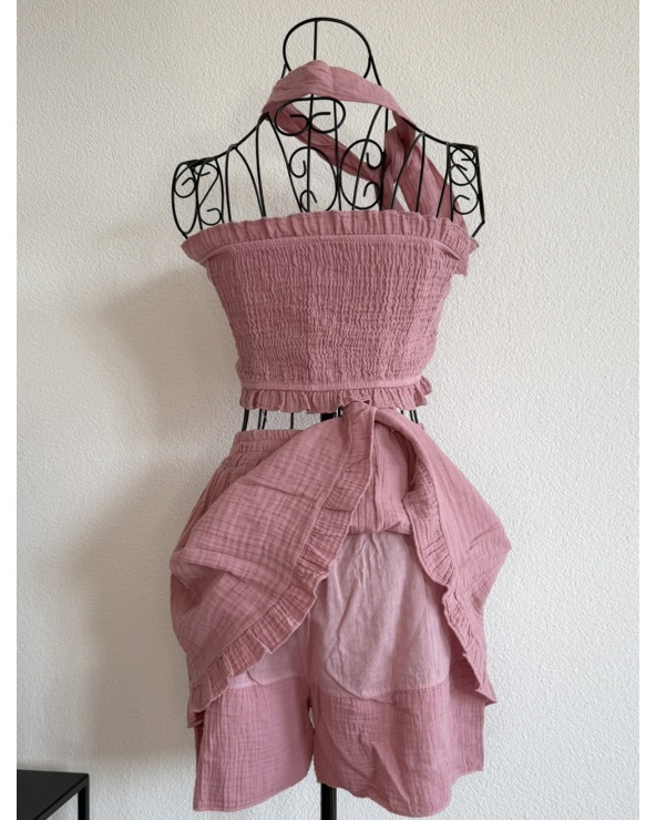 Skorts Set Sandy Paris - Musselin - Altrosa