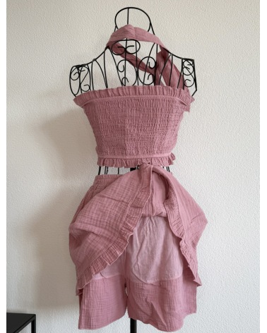 Skorts Set Sandy Paris - Musselin - Altrosa