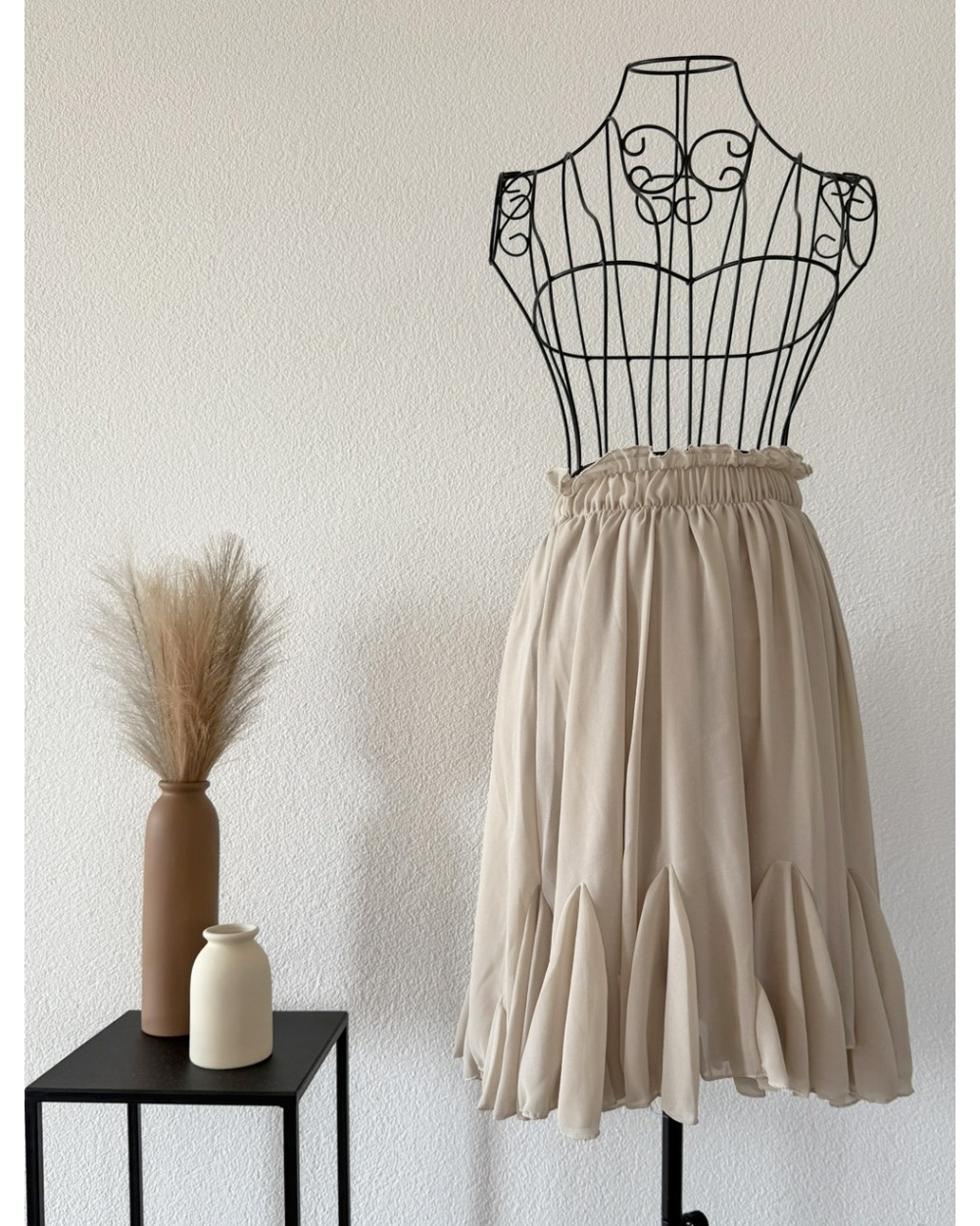 Rock Schilo Jolie - Verspielt/Volants - Beige