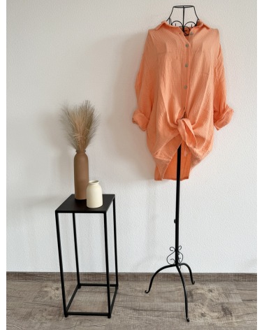 Longbluse Schilo-Jolie - Musselin - Apricot