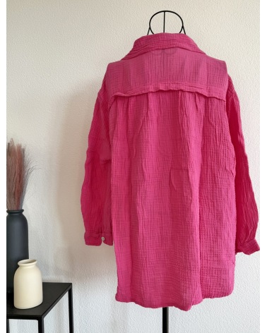 Bluse New Collection - Musselin - Pink