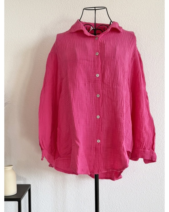 Bluse New Collection - Musselin - Pink