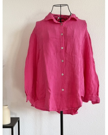 Bluse New Collection - Musselin - Pink