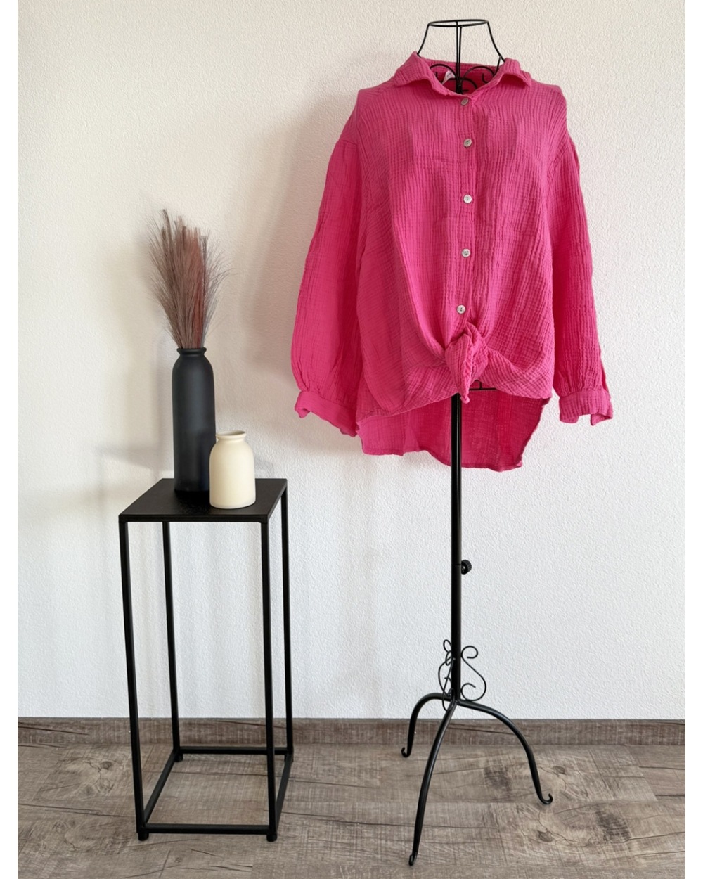 Bluse New Collection - Musselin - Pink