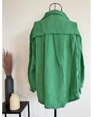 Bluse New Collection - Musselin - Grün