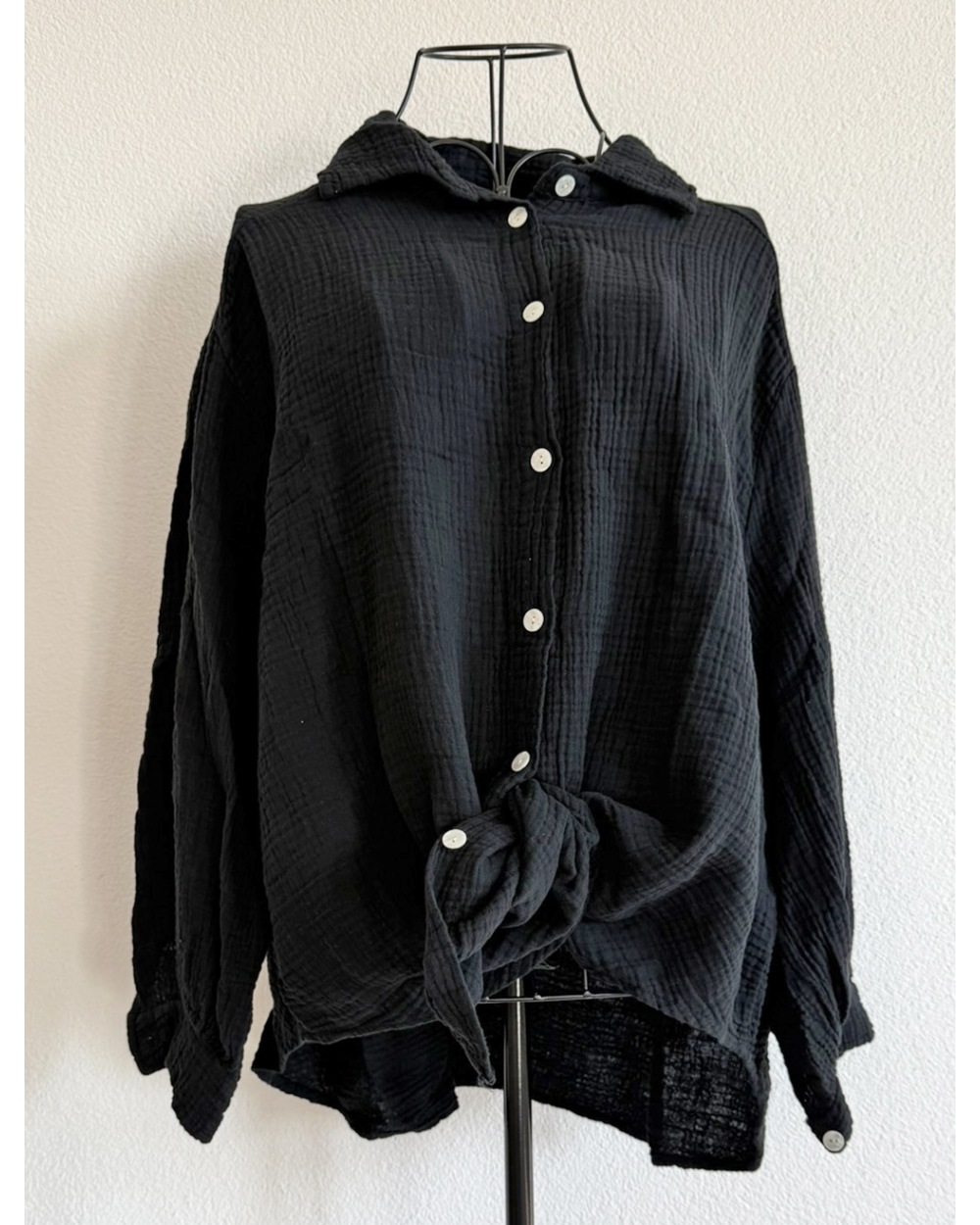 Bluse New Collection - Musselin - Schwarz