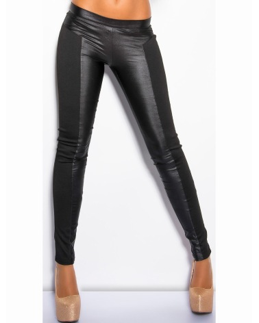 Leggings Koucla - Satinlook - Schwarz Leggings