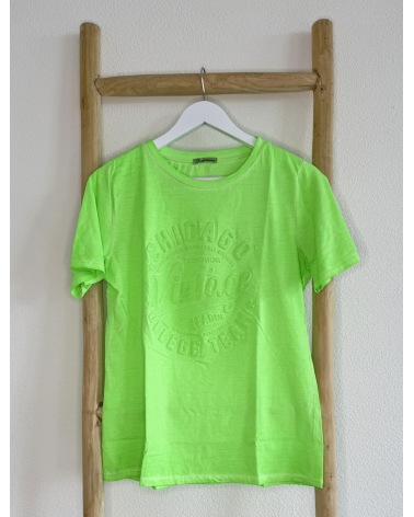 Kurzarmshirt Sweetissima - 3D Vintage - Neongrün Kurzarmshirts