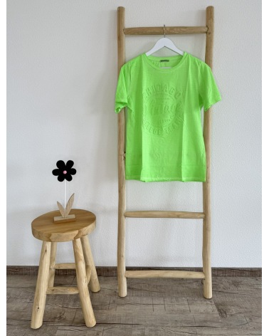 Kurzarmshirt Sweetissima - 3D Vintage - Neongrün Kurzarmshirts