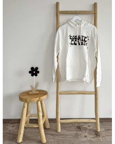 Hoodie Cascara - Cosmic Cowboy - Creme Sweaters