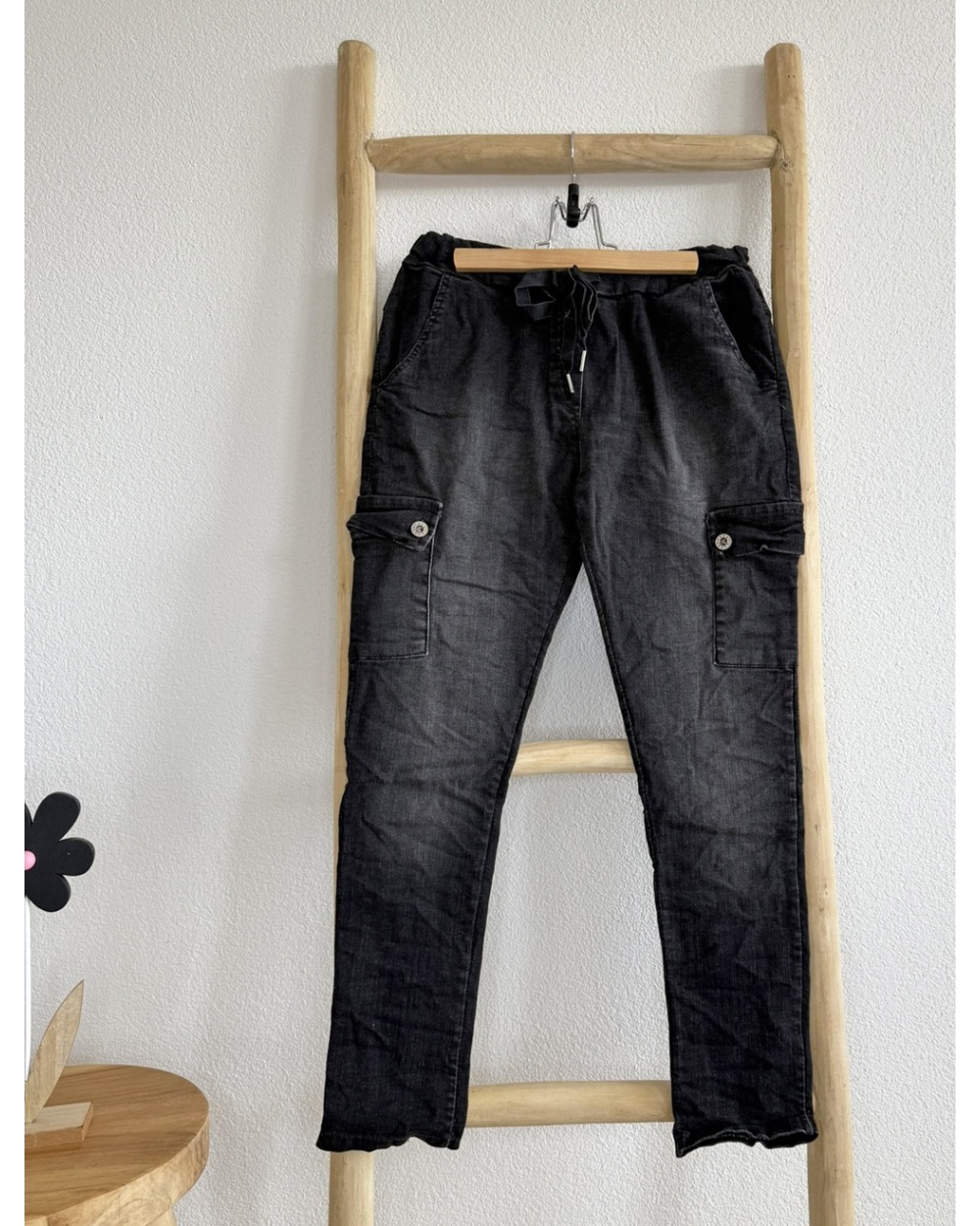 Jeans Cascara - Cargo - Schwarz Jeans