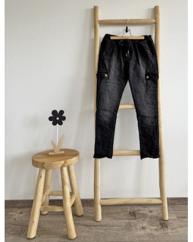 Jeans Cascara - Cargo - Schwarz Jeans