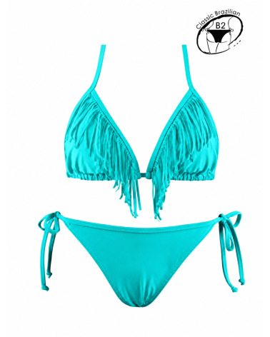 Bikini Rae - Fransen - Hellblau Bikinis