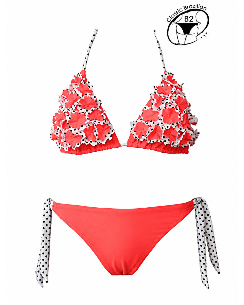 Bikini Rae - Classic Brasilian - Neonorange Bikinis