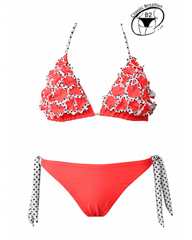 Bikini Rae - Classic Brasilian - Neonorange Bikinis