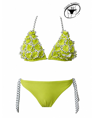 Bikini Rae - Classic Brasilian - Limetten Grün Bikinis