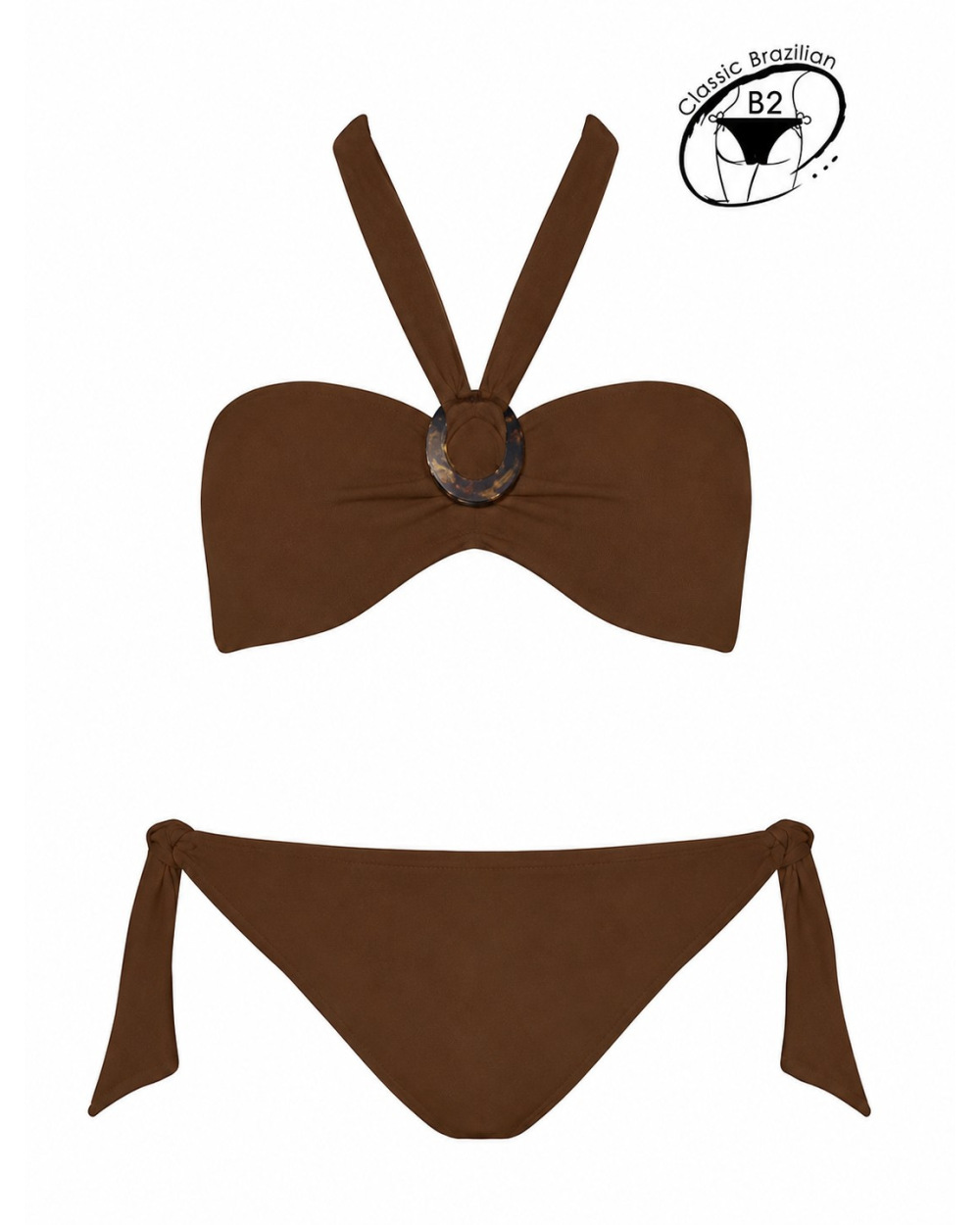 Bikini Rae - Classic Brasilian - Dunkelbraun Bikinis